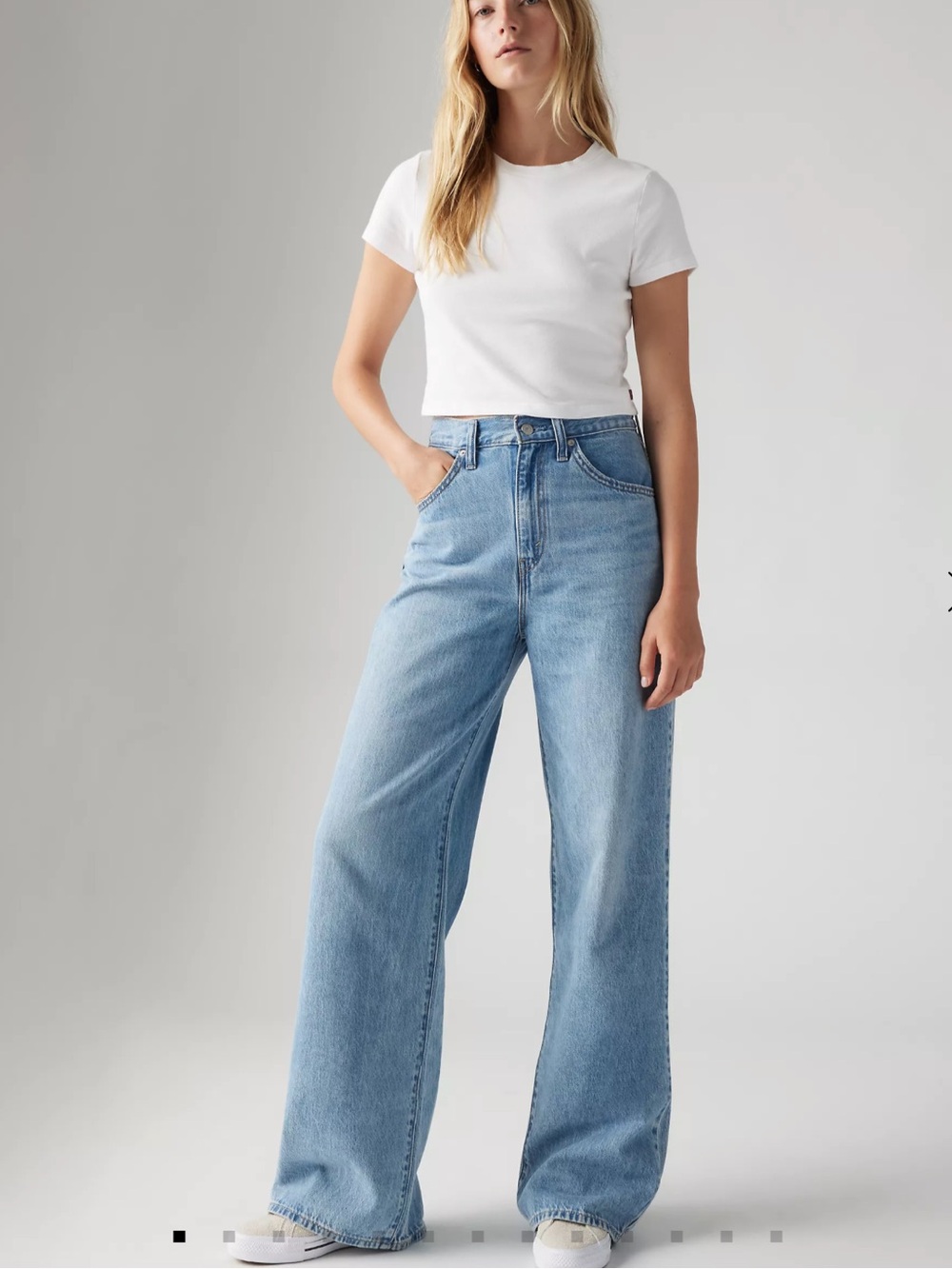 Levi's Cinch Baggy High-Rise Wide Leg Jeans
